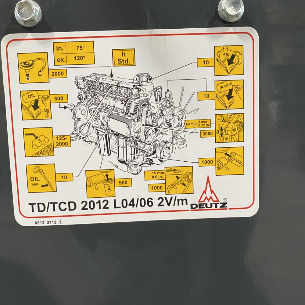 Deutz 2012 Series Diesel Engine Power Unit TCD 2012 L06 2V