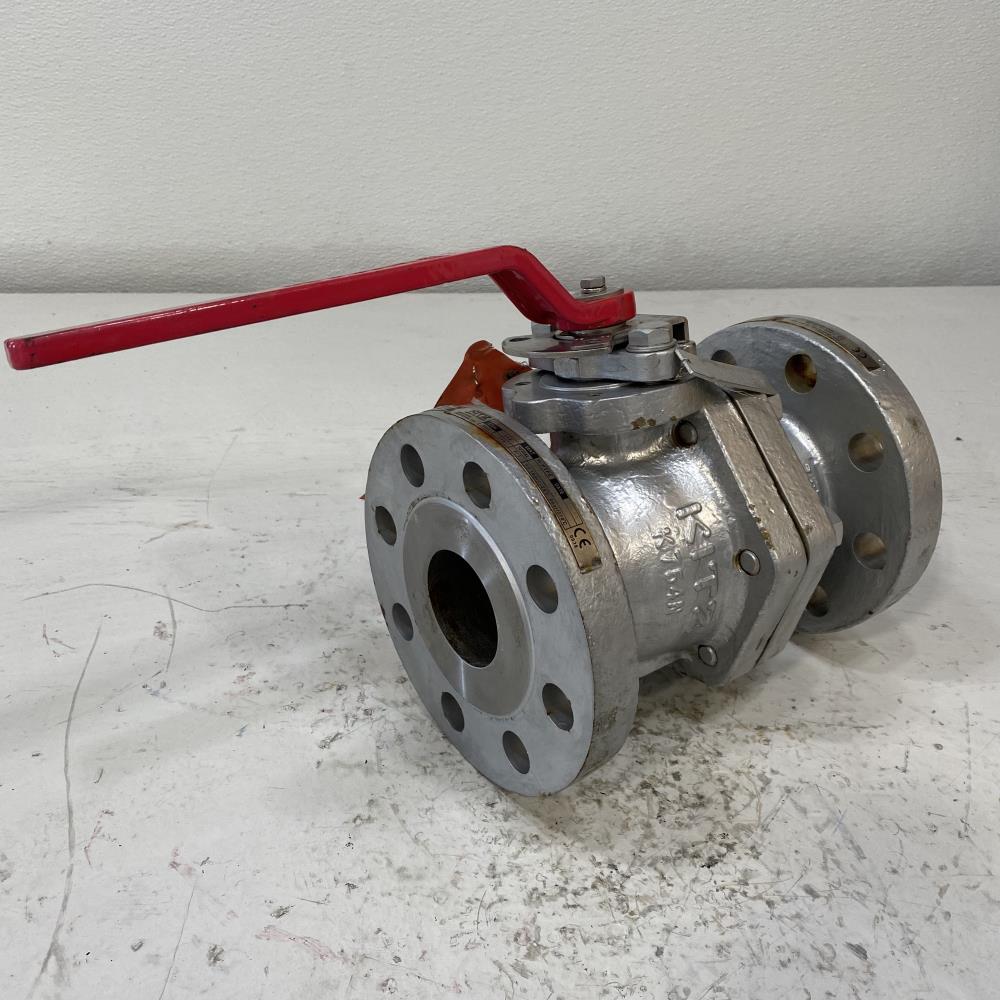 Kitz 2” 300# WCB Flanged Ball Valve 300CTDZM-FS