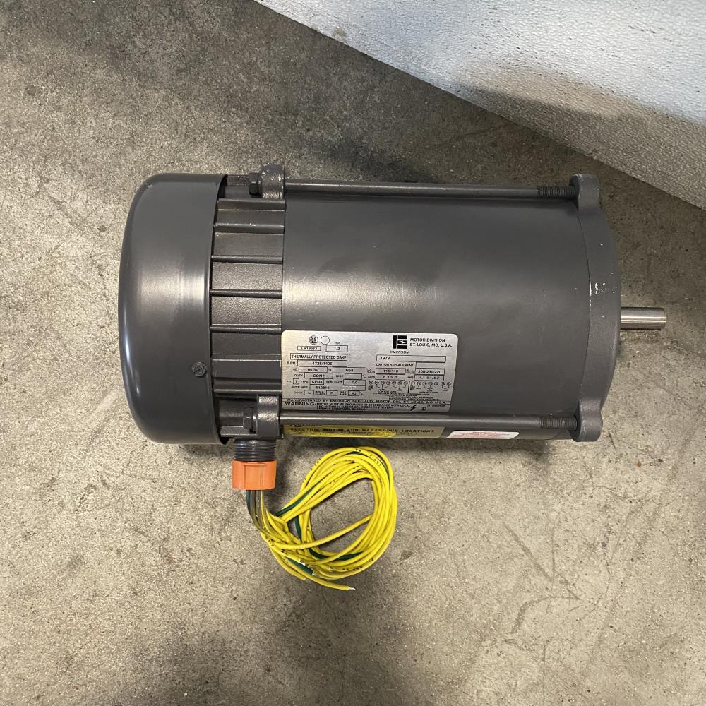 Emerson 1/2 HP Thermally Protected DAXP Motor for Haz. Loc. #1979
