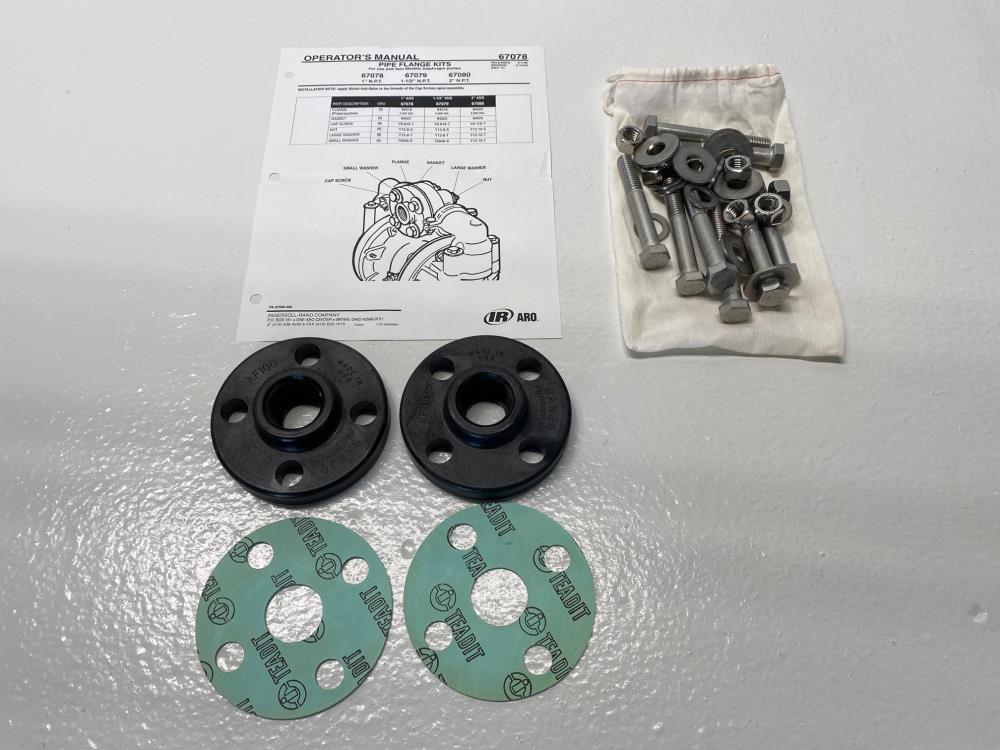 ARO Pump 1” Flange Kit 67078-G, 0422775, AF100, 1" ASM