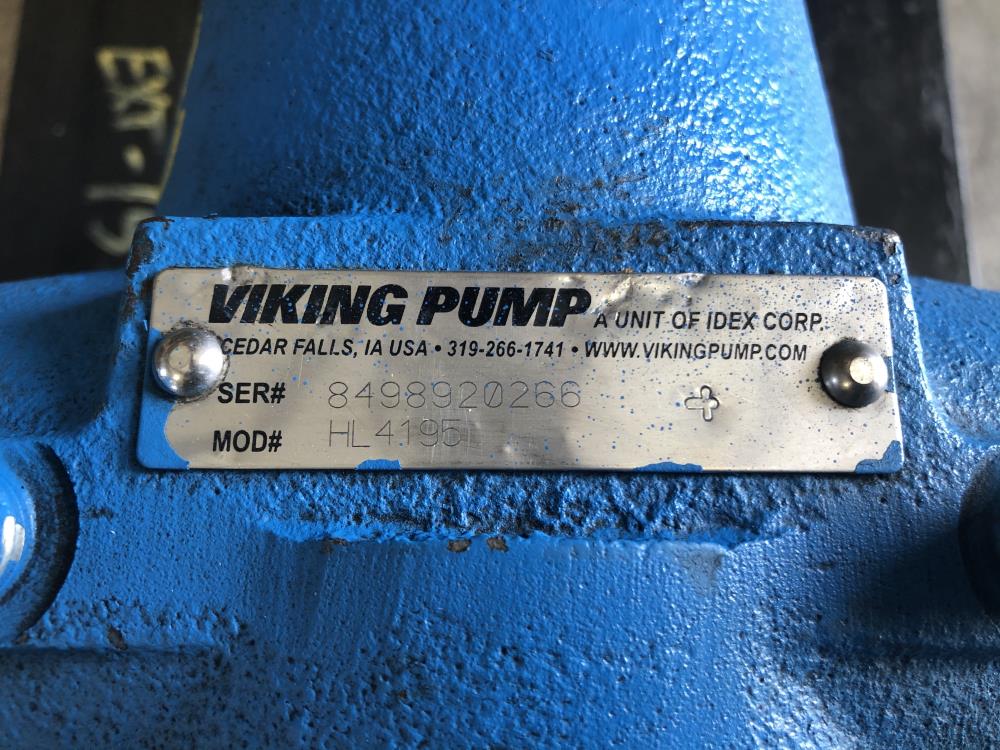 Viking 1-1/2" CI Gear Pump HL4195 w/ Toshiba 5 HP Exp. Proof Motor 0054XPEA41A-P