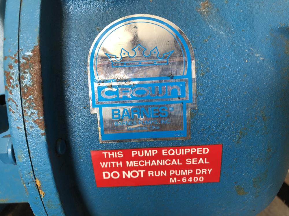 Crown Barnes BH7 2" NPT Self-Priming Centrifugal Pump 2C0UD-0006D-001