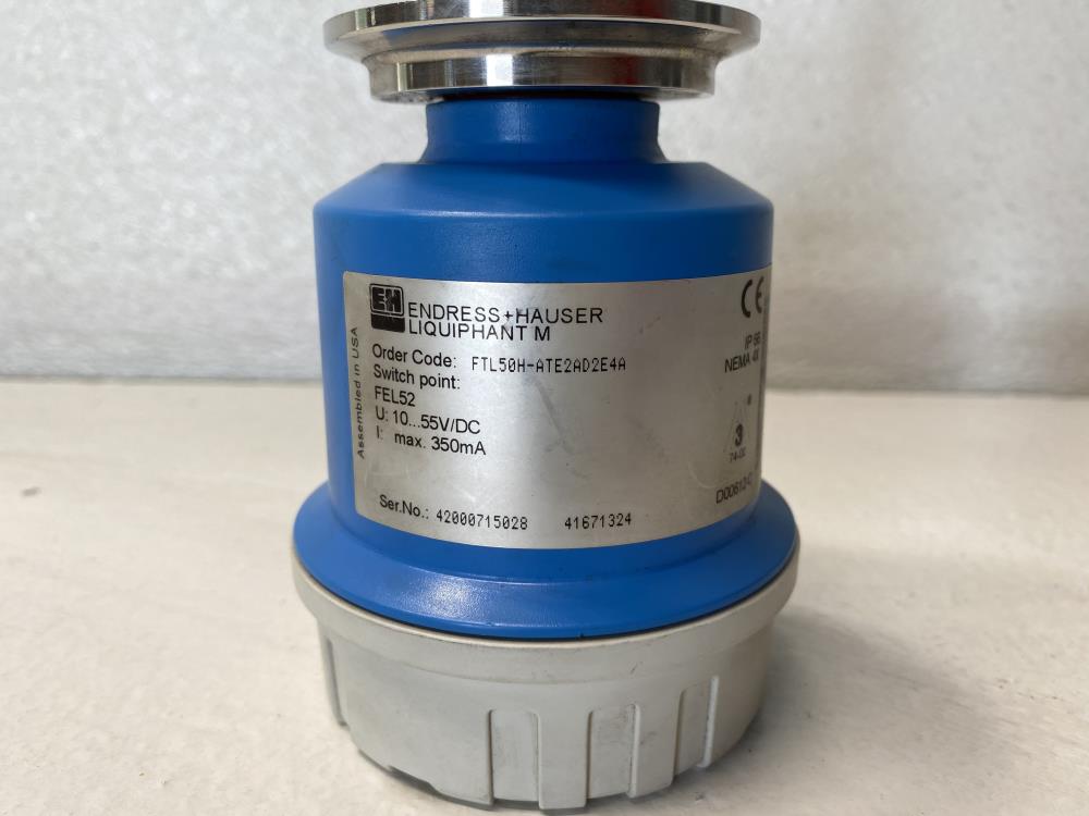 Endress Hauser Liquiphant M Level Switch FTL50H-ATE2AD2E4A