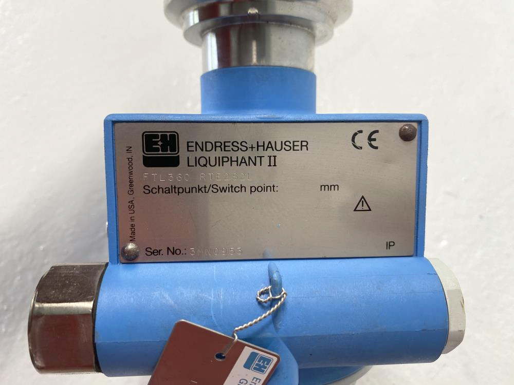 Endress Hauser Liquiphant II Level Switch w/ Sanitary Connection FTL360-RTE2S2L