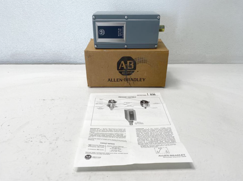 Allen Bradley Bulletin 836 Pressure Controller 836-C3J