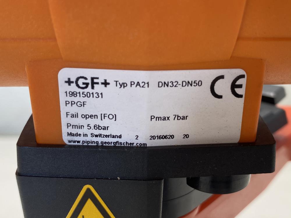 GF 3” Socketweld Type 546 Pro Ball Valve PP-H w/ PA21 Actuator 