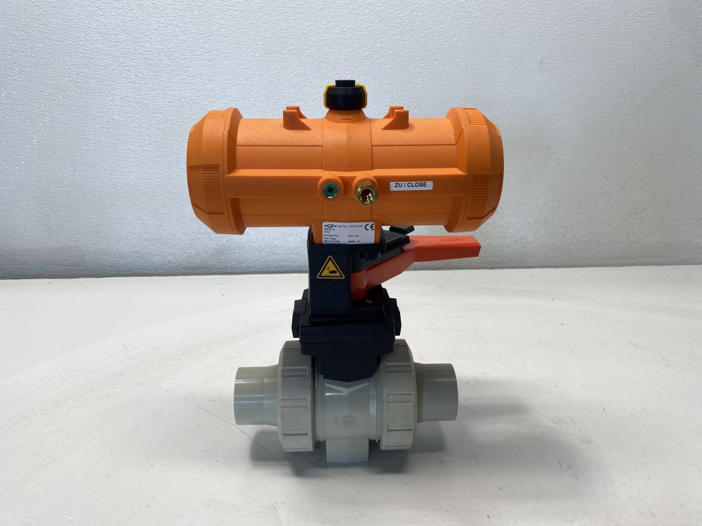 GF 3” Socketweld Type 546 Pro Ball Valve PP-H w/ PA21 Actuator 