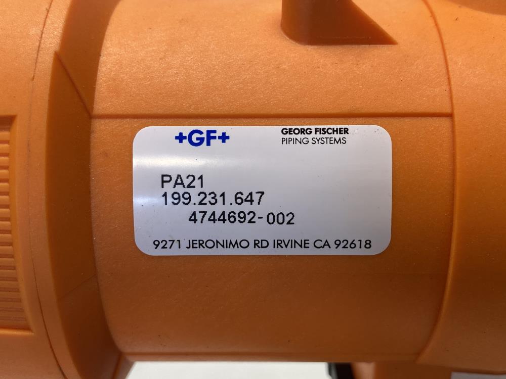 GF 3” Socketweld Type 546 Pro Ball Valve PP-H w/ PA21 Actuator GF 3” Socketweld Type 546 Pro Ball Valve PP-H w/ PA21 Actuator