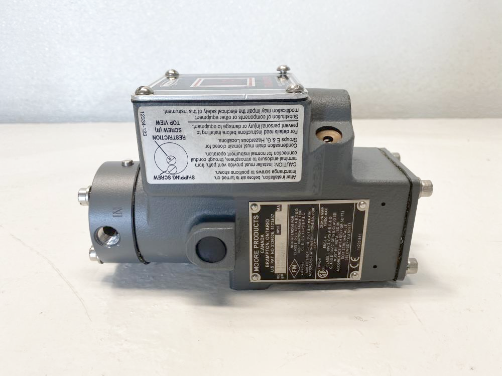 Moore I/P Transducer 77-16, B/M # 12392-/37WG