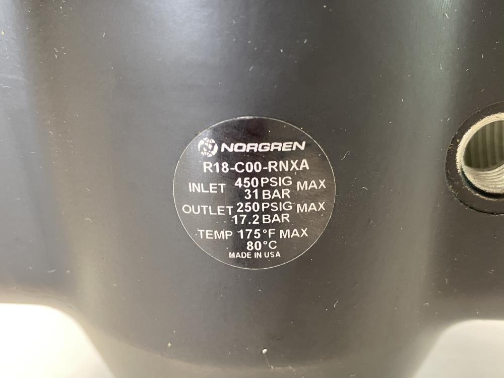 Norgren R18 Series 2" NPT Remote Pilot Regulator R18-C00-RNXA