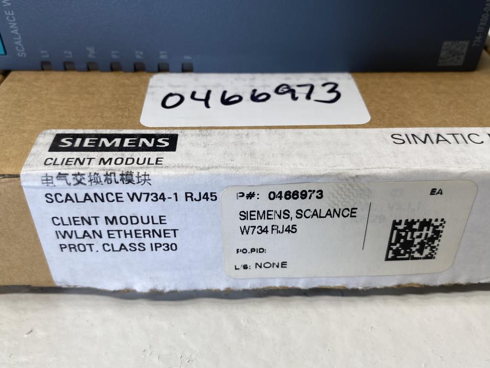 Siemens SIMATIC NET IWLAN Client Module MSN-W1-RJ-E2 Scalance W734-1 RJ45