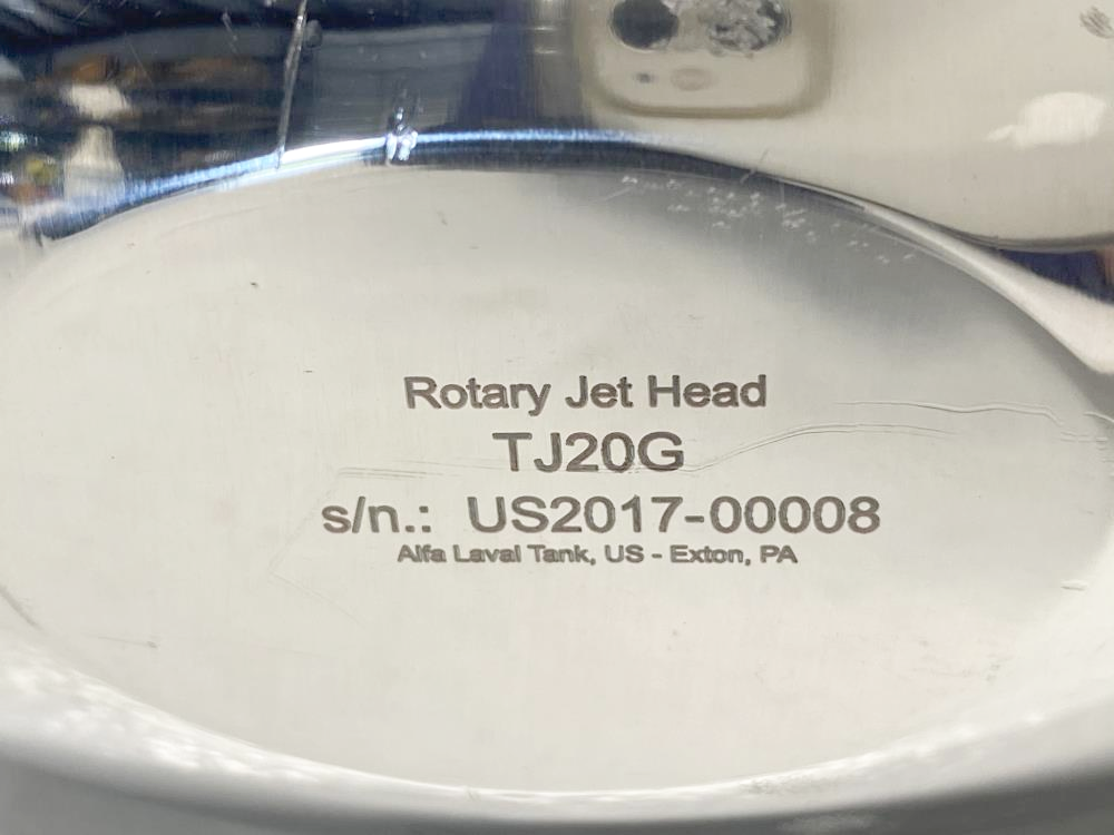 Alfa Laval TJ20G Rotary Jet Head Sanitary Tank Cleaning Device, 316 Stainless
