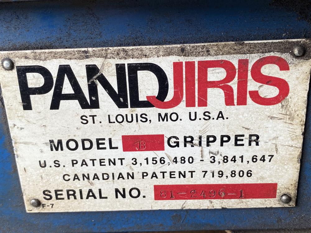 Pandjiris Model B Gripper, 3000 lb. Capacity