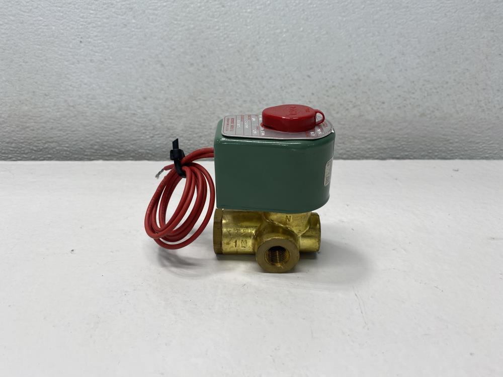 Asco 1/4” NPT 2-Way Brass Solenoid Valve 8223A25