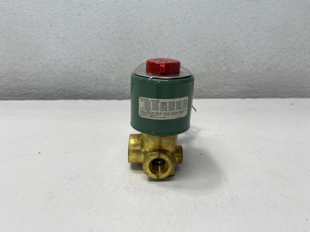 Asco 1/4” NPT 2-Way Brass Solenoid Valve 8223A25