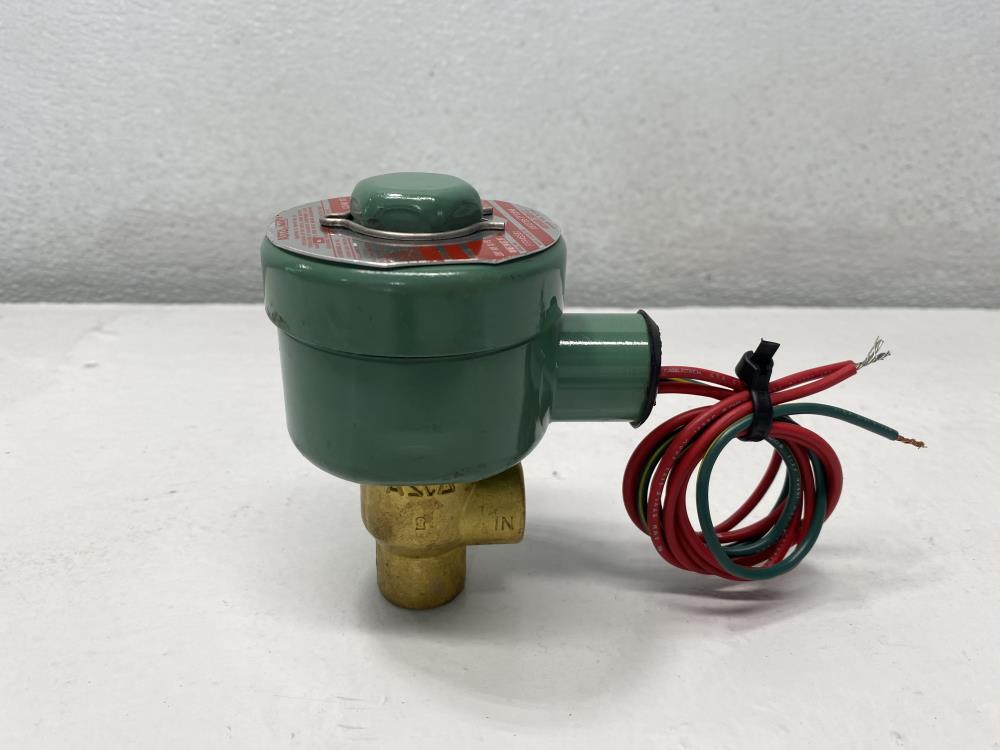 Asco Red-Hat 3/8” 2-Way Bronze Solenoid Valve X8031B57P10898, X80033