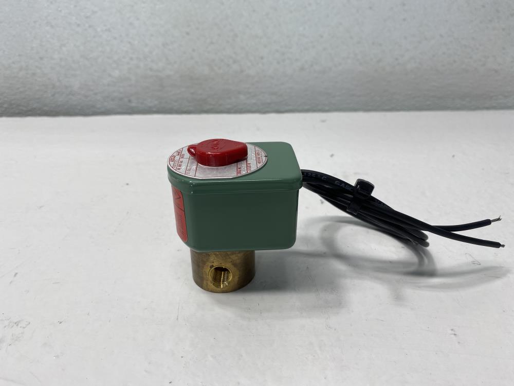 Asco Red-Hat 1/8” NPT 2-Way Brass Solenoid Valve 8262C2