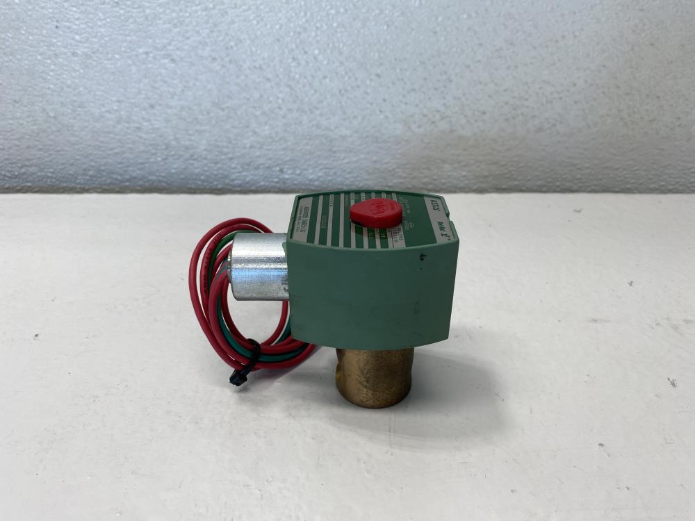 Asco Red-Hat II 1/4” NPT 2-Way Brass Solenoid Valve 8262G232