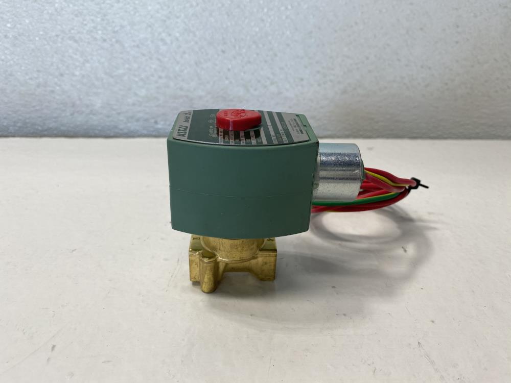 Asco Red-Hat II 1/4” NPT 2-Way Brass Solenoid Valve 8262G208