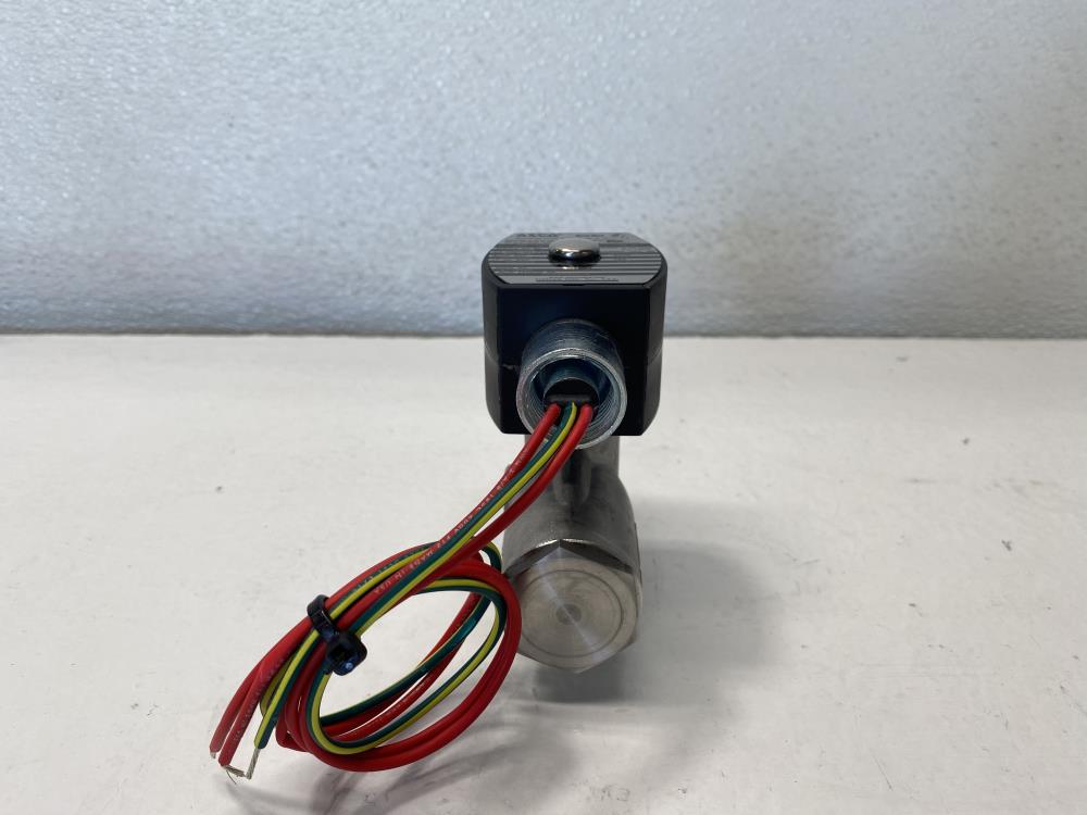 Asco Red-Hat II 1/2” NPT 2-Way Stainless Steel Solenoid Valve EF8223G010