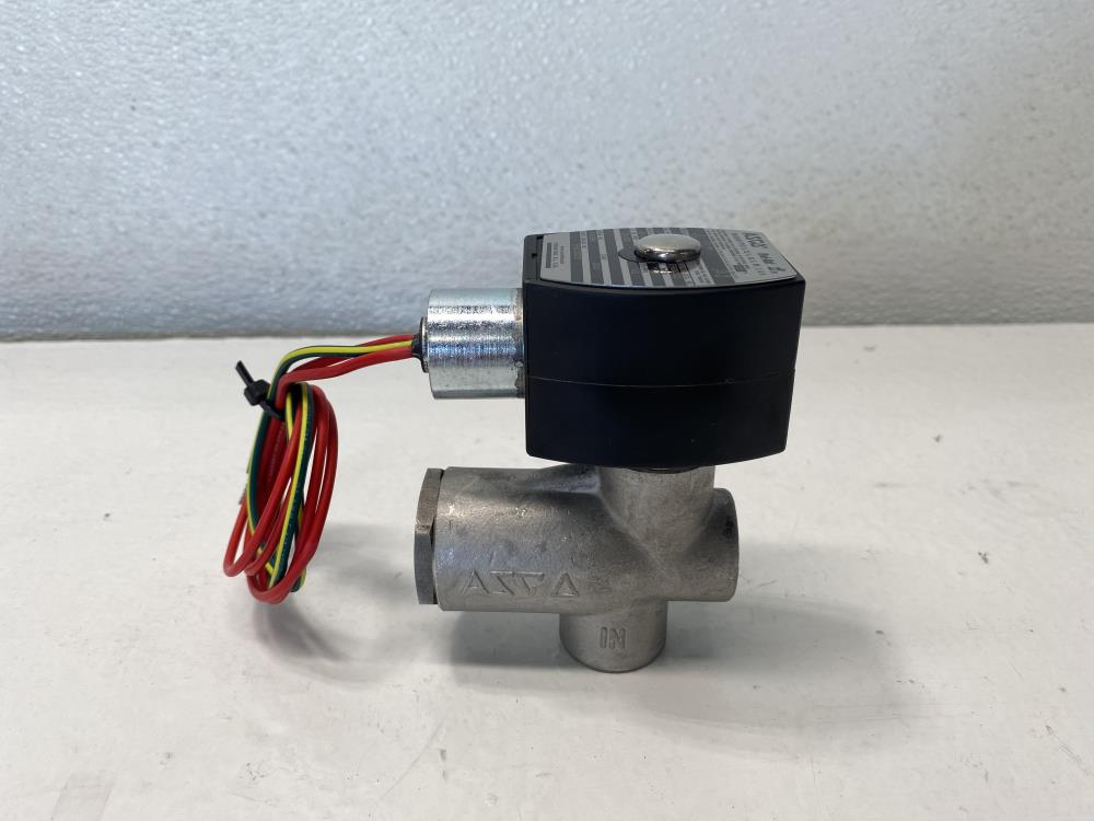 Asco Red-Hat II 1/2” NPT 2-Way Stainless Steel Solenoid Valve EF8223G010