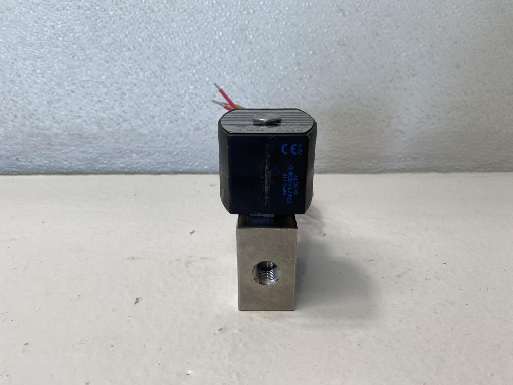 Asco Red-Hat II 1/4” NPT Stainless Steel Solenoid Valve EV8327G2