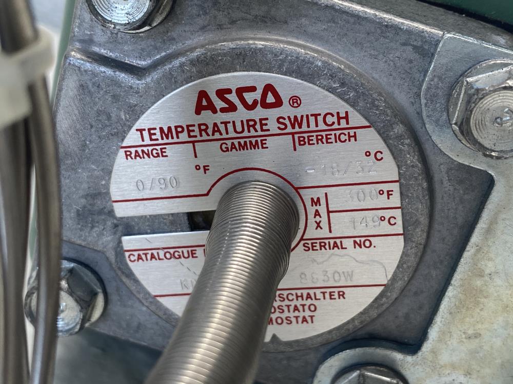 Asco Tri-Point Switch Interruptor PB11A W/ Thermostat KD11A4 