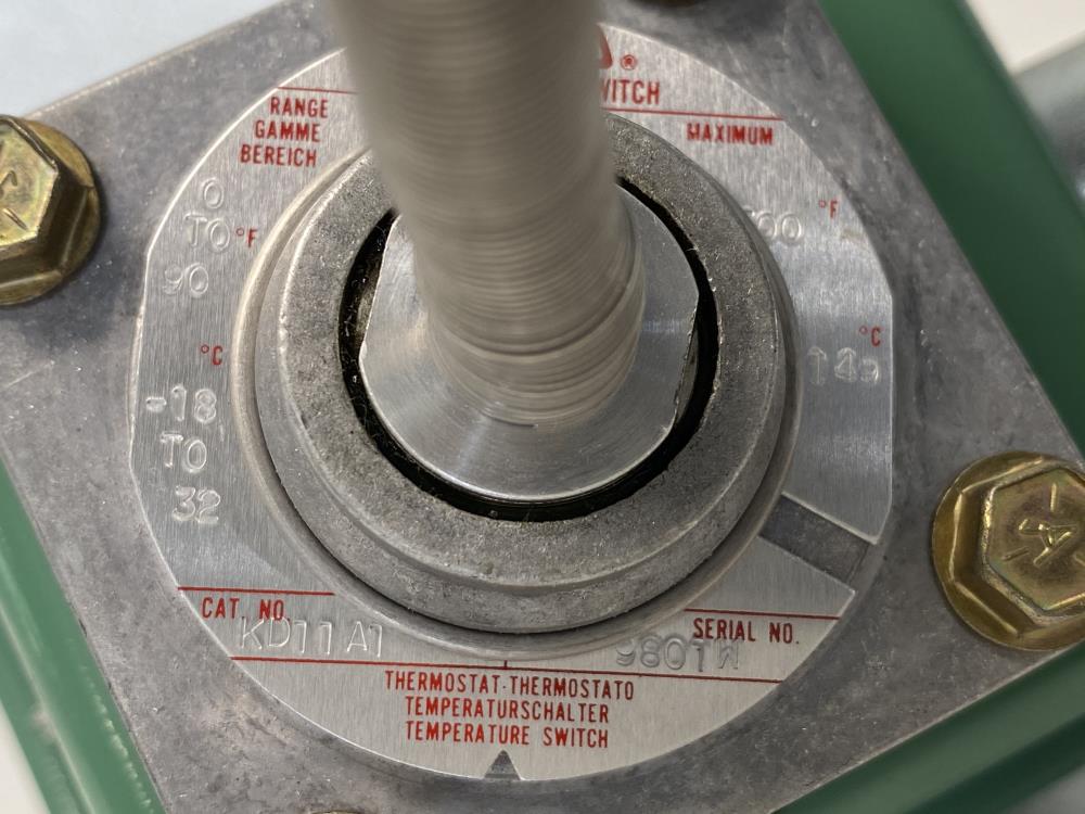 Asco TriPoint Switch Interruptor PB11B W/ Thermostat KD11A1