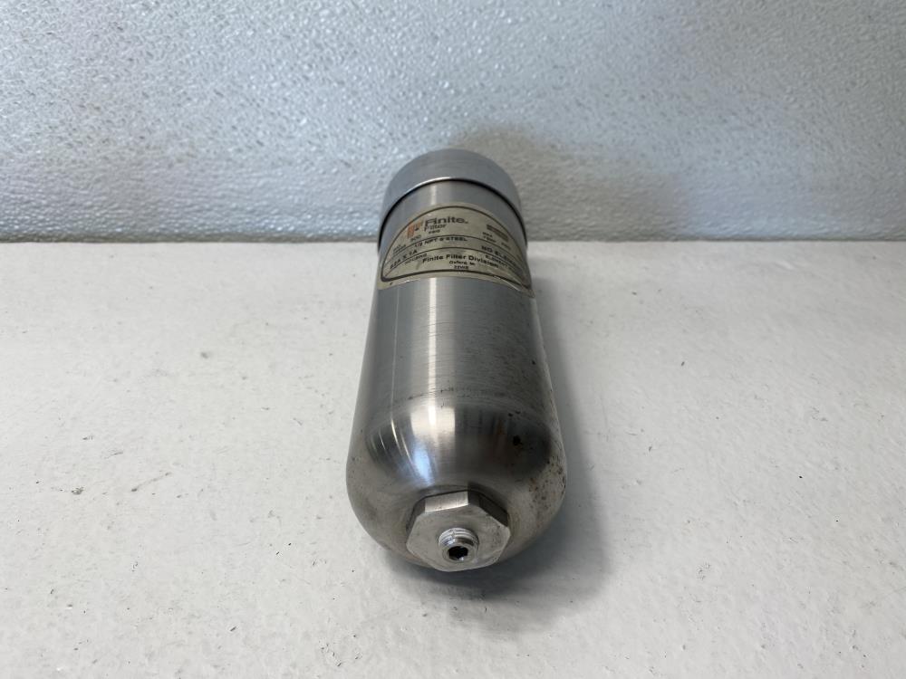 Parker Finite Filter Housing, S2A X 1A, 1/2" NPT, Stainless Steel