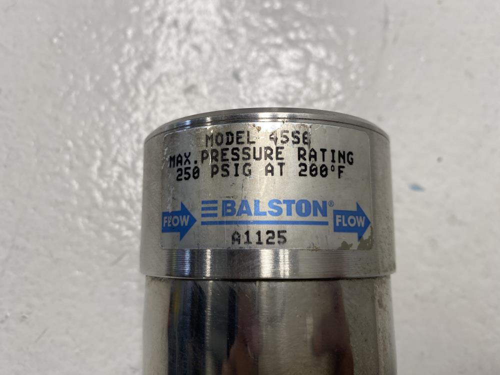 Balston 1/2" NPT Stainless Steel Filter Housing 4556