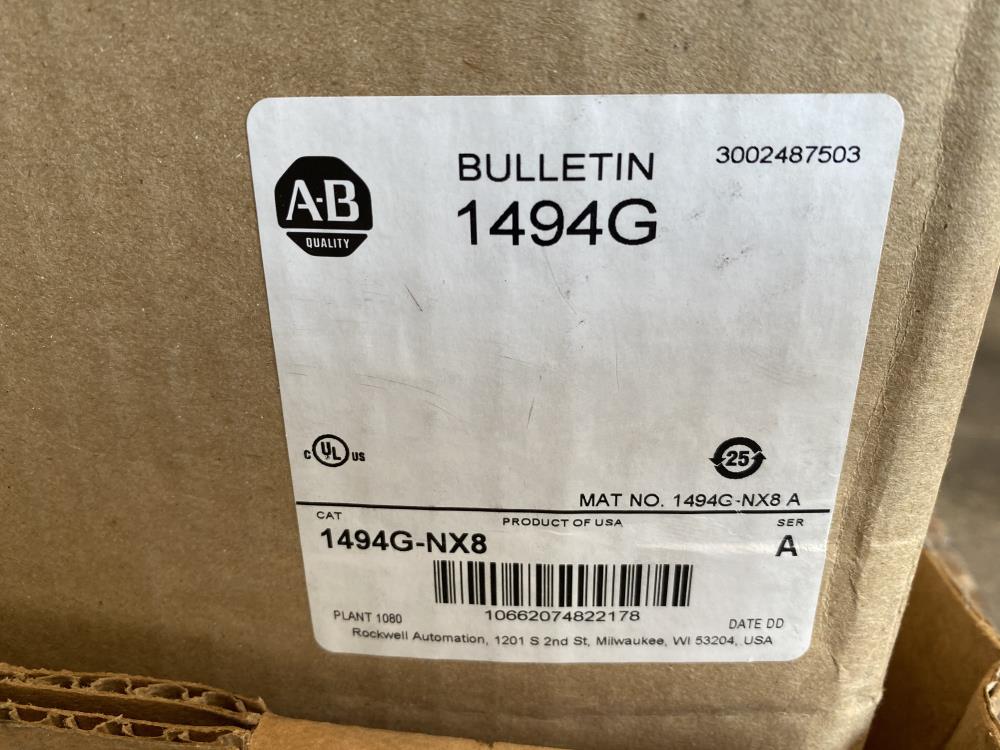 Allen Bradley 1494G-NX8 Industrial Safety Switch for Hazardous Locations