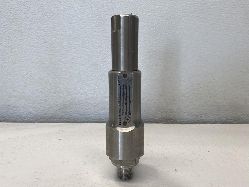 Leser 1/2" x 1/2" NPT 316 Stainless Steel Relief Valve 4384.2982