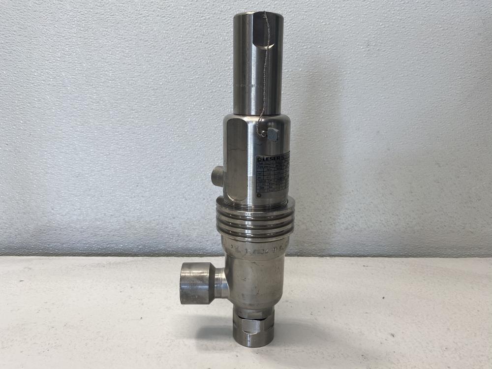 Leser 1" x 1" NPT 316 Stainless Steel Relief Valve 4594.2562