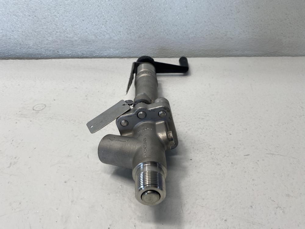 Strahman 3/4" x 1/2" NPT CF8M Sampling Valve SV-700-G