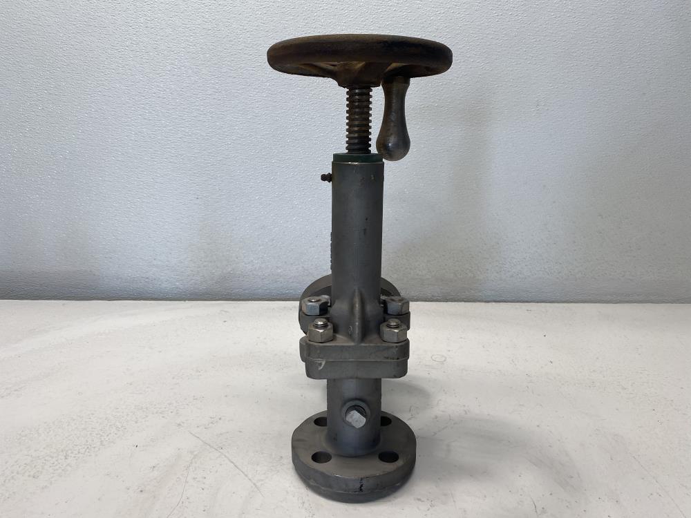 Strahman 1" x 1" 600# 316SS Flanged Sampling Valve