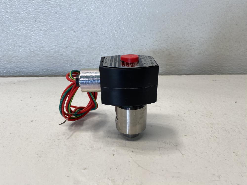 ASCO Red-Hat II 1/4" NPT 3-Way Stainless Solenoid Valve EF8320G202, EF8003G1