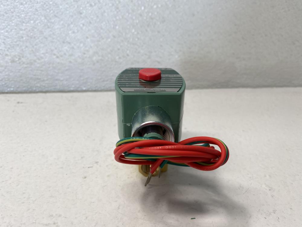 ASCO Red-Hat II 1/4" NPT 2-Way Brass Solenoid Valve 8262H212