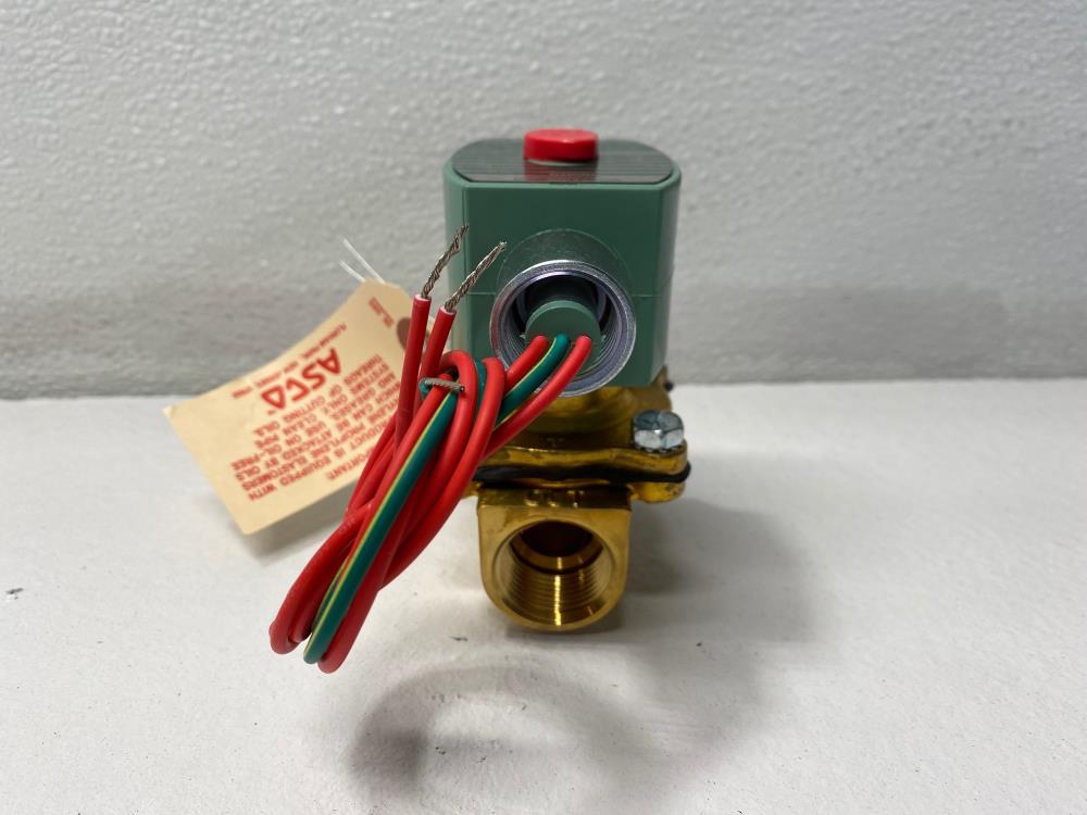 ASCO Red-Hat II 3/4" NPT 2-Way Brass Solenoid Valve 8222G095