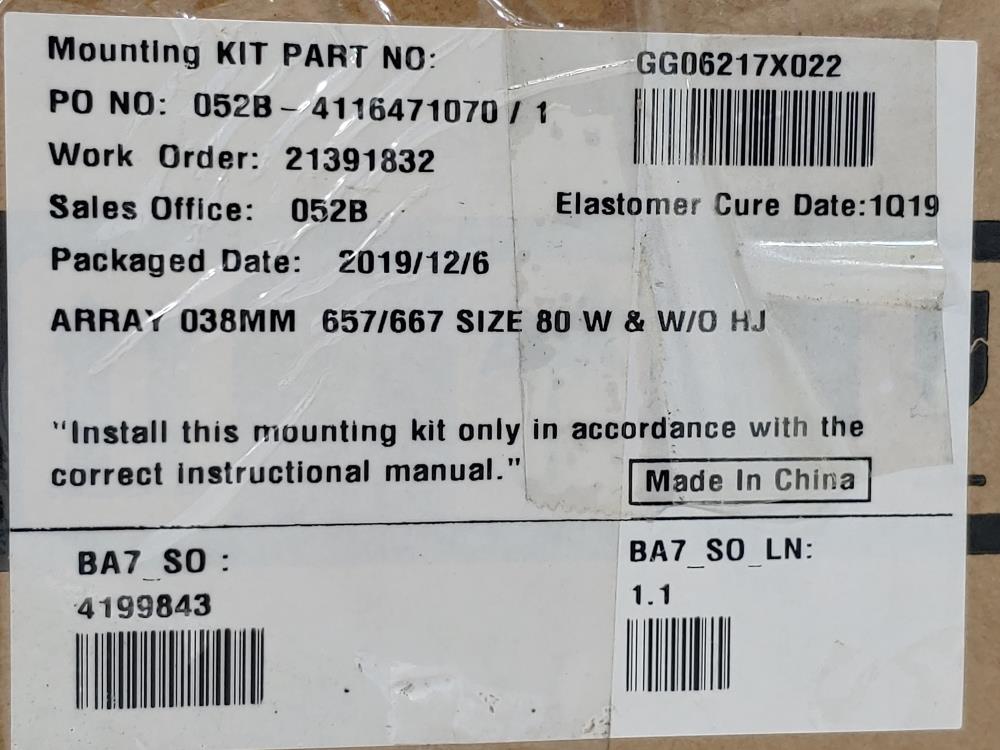 Fisher Fieldvue DVC6200 Digital Valve Controller w/ Mounting Kit GGD6217X022
