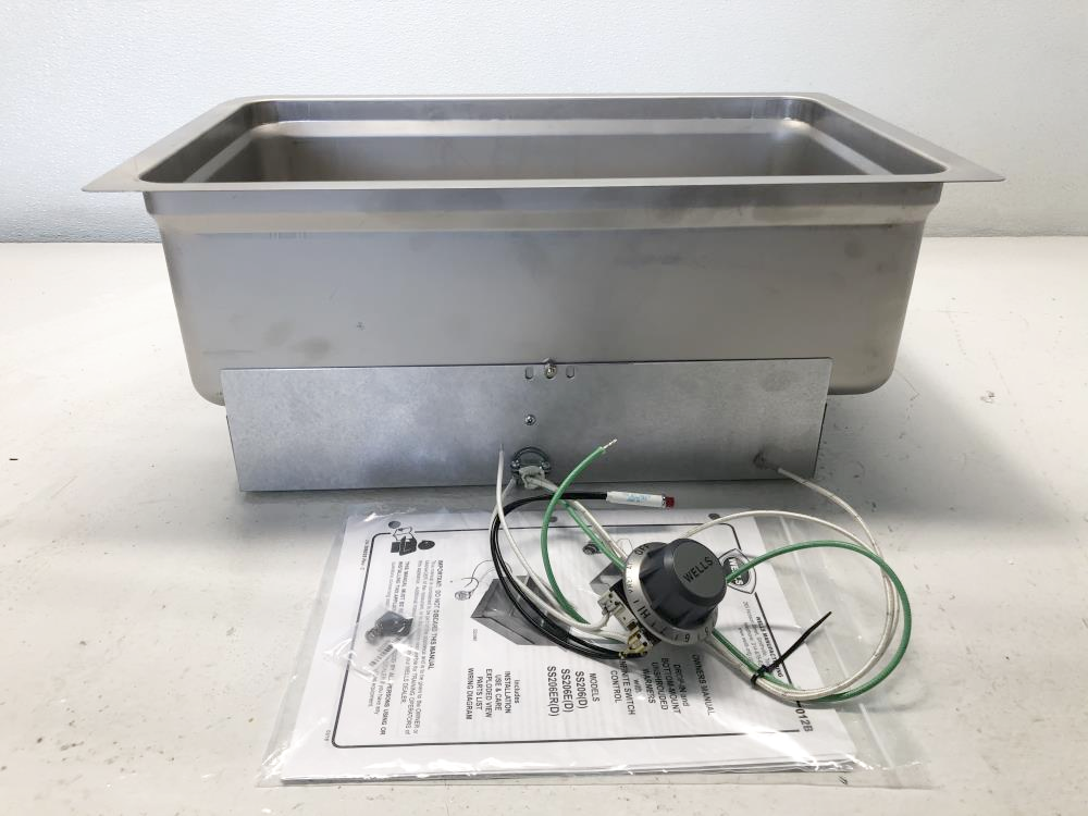 Wells Hot Food Well Warmer, Stainless, Dropin w/ Infinite Control 5P