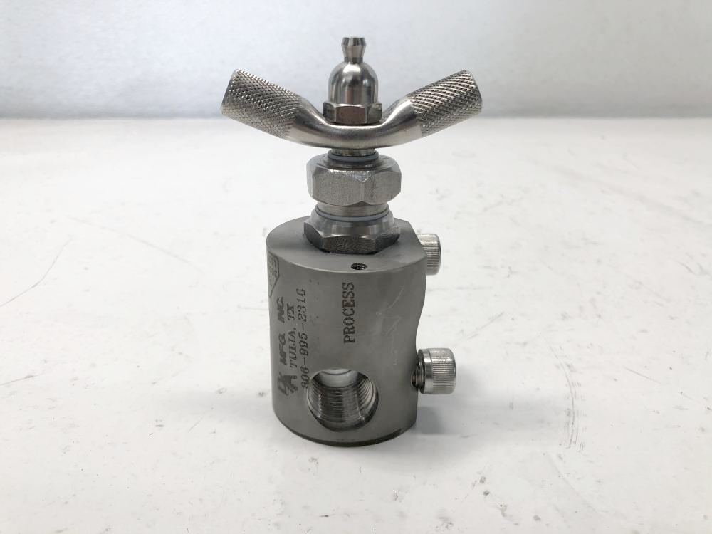 D/A 1/2" 4-Way Sampling  Valve, SFSV-T-SS-F4F4FLG