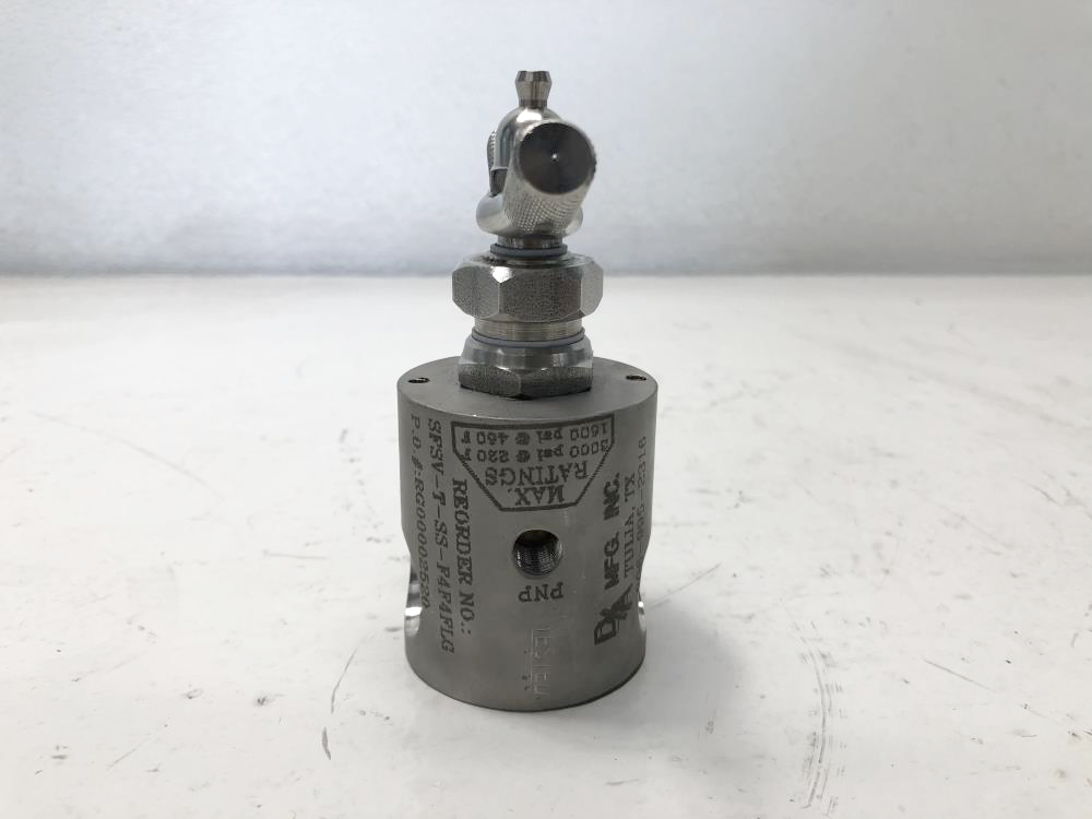 D/A 1/2" 4-Way Sampling  Valve, SFSV-T-SS-F4F4FLG