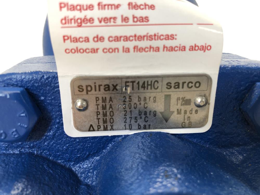 Spirax Sarco 1" NPT Ball Float Steam Trap FT14HC