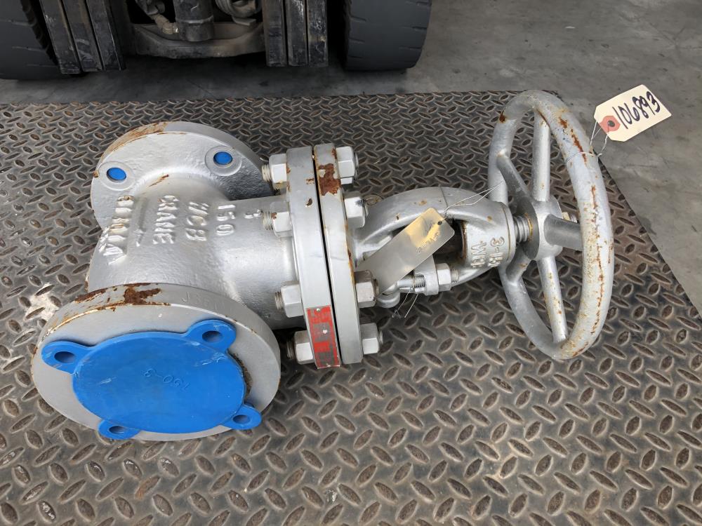 Crane 3" 150# WCB Globe Valve, #143-XU