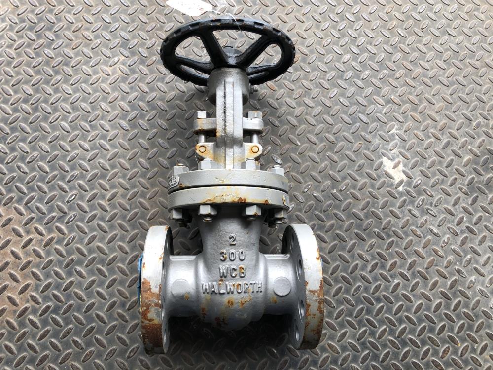 Walworth 2" 300# WCB Gate Valve, #5206F