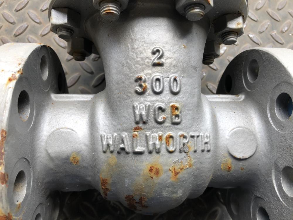 Walworth 2" 300# WCB Gate Valve, #5206F