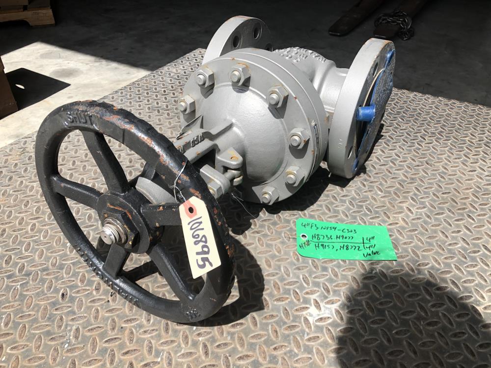 Walworth 4" 300# WCB  Gate Valve, #5206F