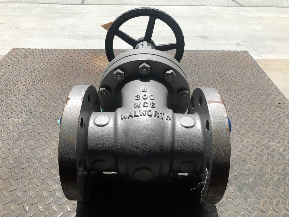 Walworth 4" 300# WCB  Gate Valve, #5206F