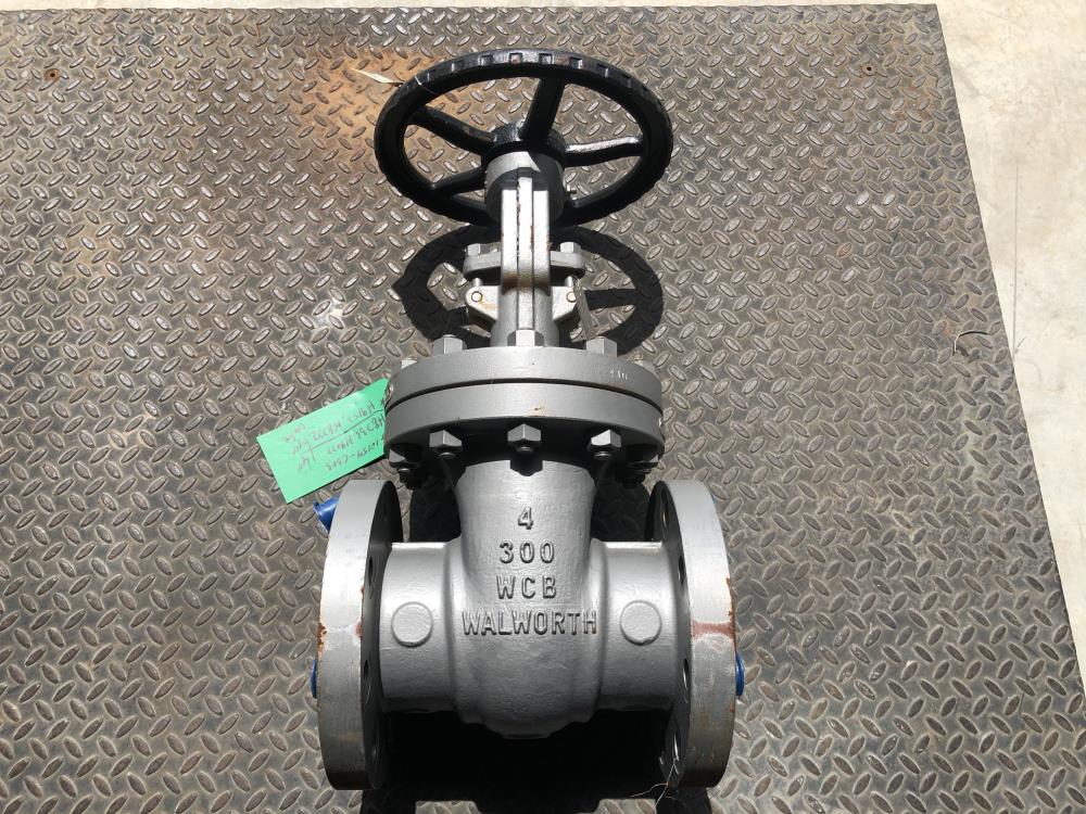 Walworth 4" 300# WCB  Gate Valve, #5206F