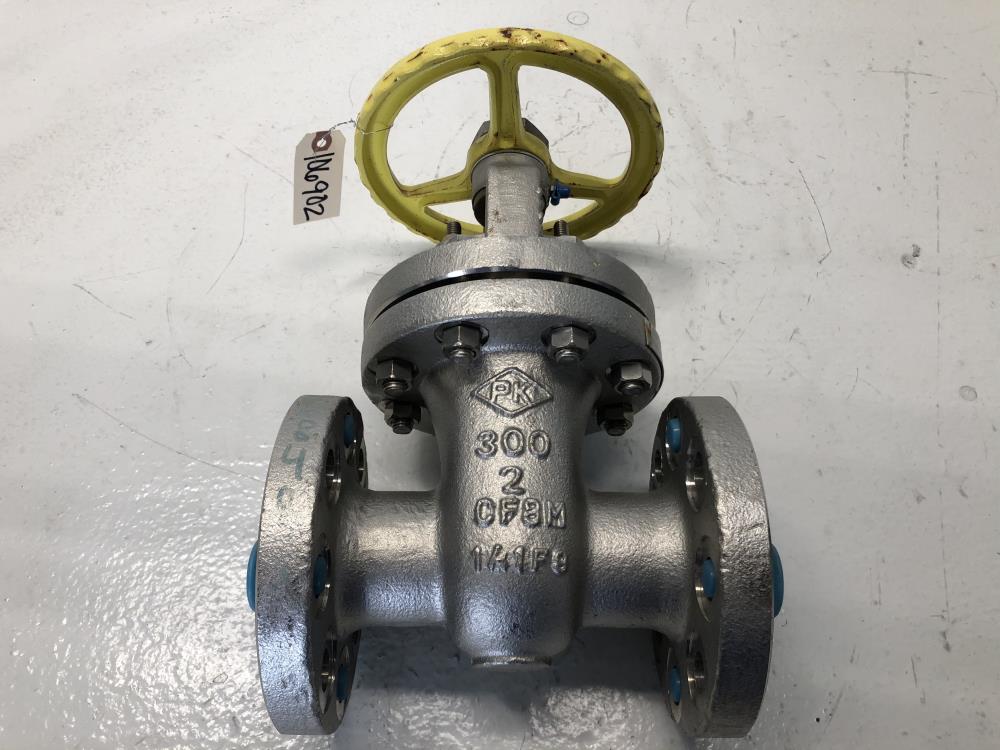 PK 2" 300# CF8M Gate Valve, #300RF 10SL-GRF